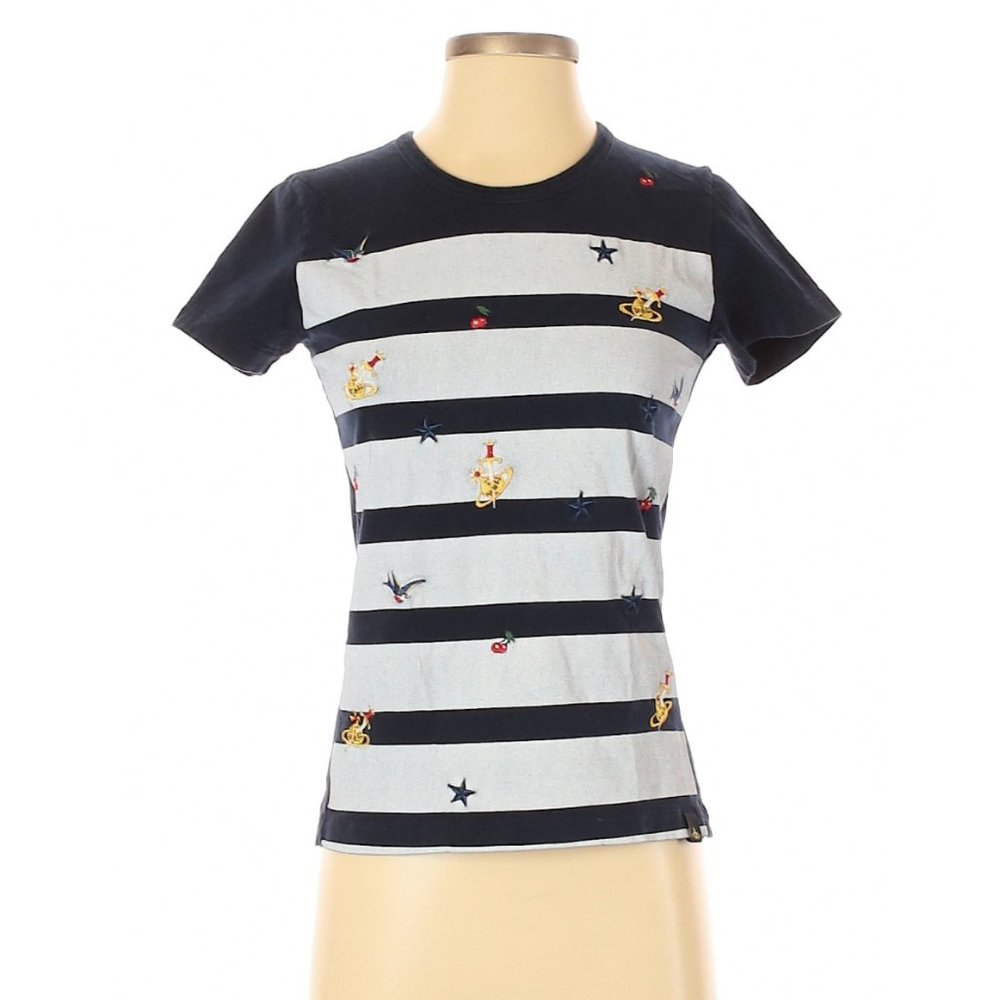 {Vivienne Westwood} Anglomania Embroidered Tee
